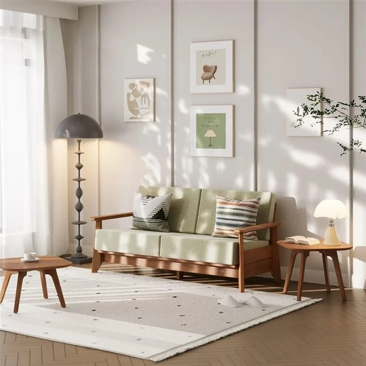 Solid Wood Loveseat Sofa suppliers
