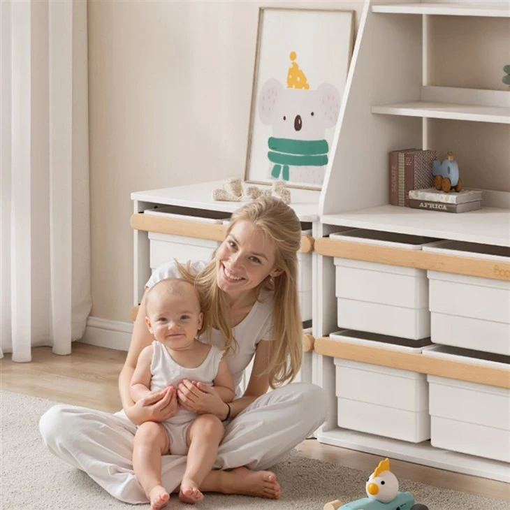 Wooden Nursery Storage Cabinet factory